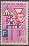 France 1968 Trafico 20 ¢ Multicolor Scott 1203. Francia 1203. Subida por susofe